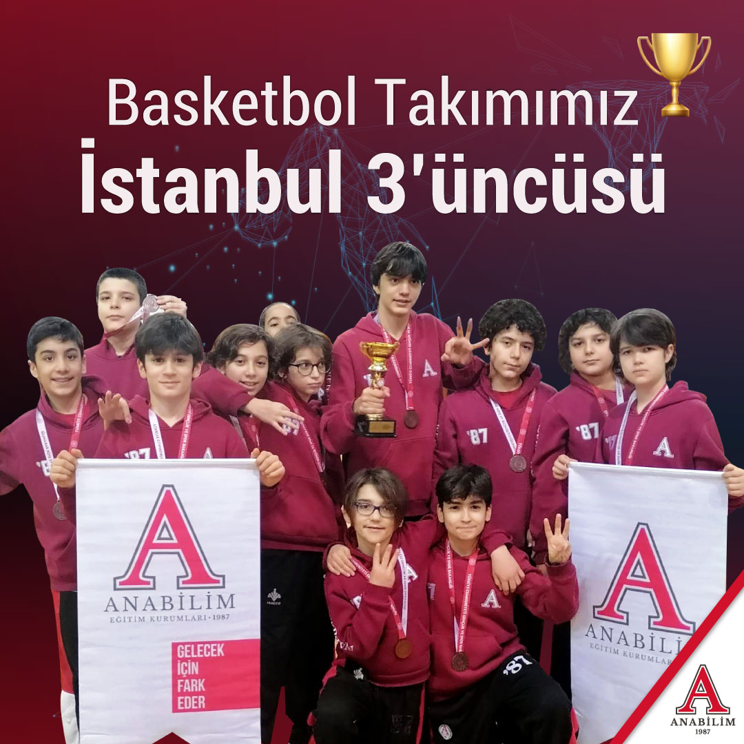Basketbol Takımımız İstanbul 3'üncüsü